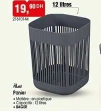 Panier BAGER 12 litres chez BIM