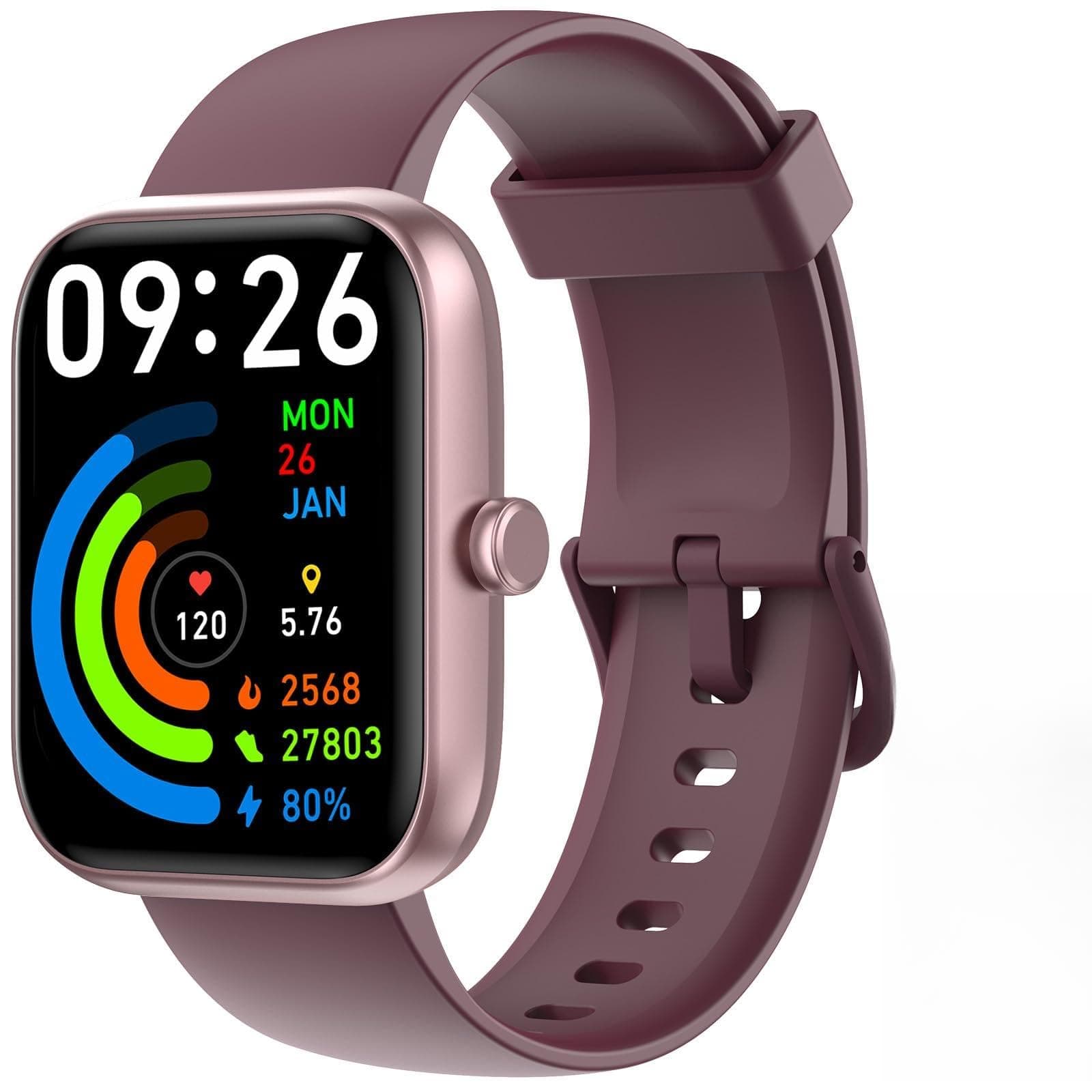 Smart Watch for Men Women with Bluetooth Call, Alexa Built-in, Heart Rate & Sleep Monitor, 1.83" DIY Dial Fitness Watch with 100+ Sport Mode chez Amazon Canada