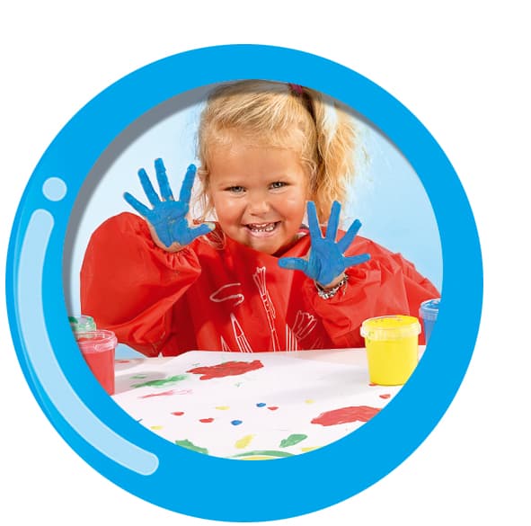 KIT DE 4 POT DE PEINTURE A DOIGTS 4 COULEURS X 145ML - SES CREATIVES chez Toys and Kids