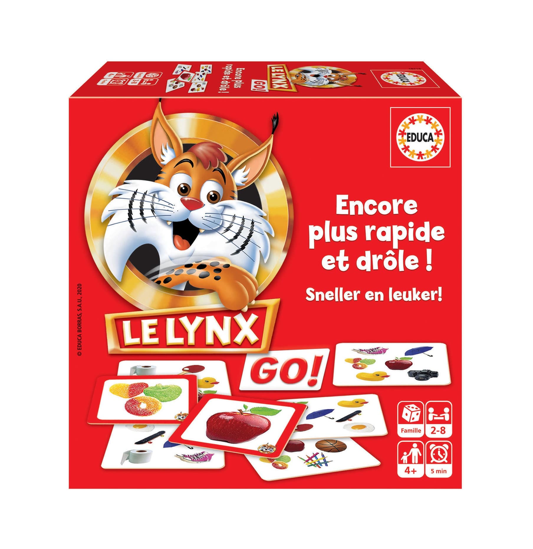 LE LYNX GO JEU DE CARTES - EDUCA chez Toys and Kids