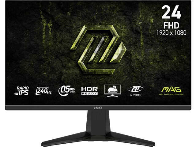 MSI 24" (23.8" viewable) Full HD 240Hz IPS 0.5ms HDR ready with AMD FreeSync (AMD Adaptive Sync) Gaming Computer... chez Newegg Canada