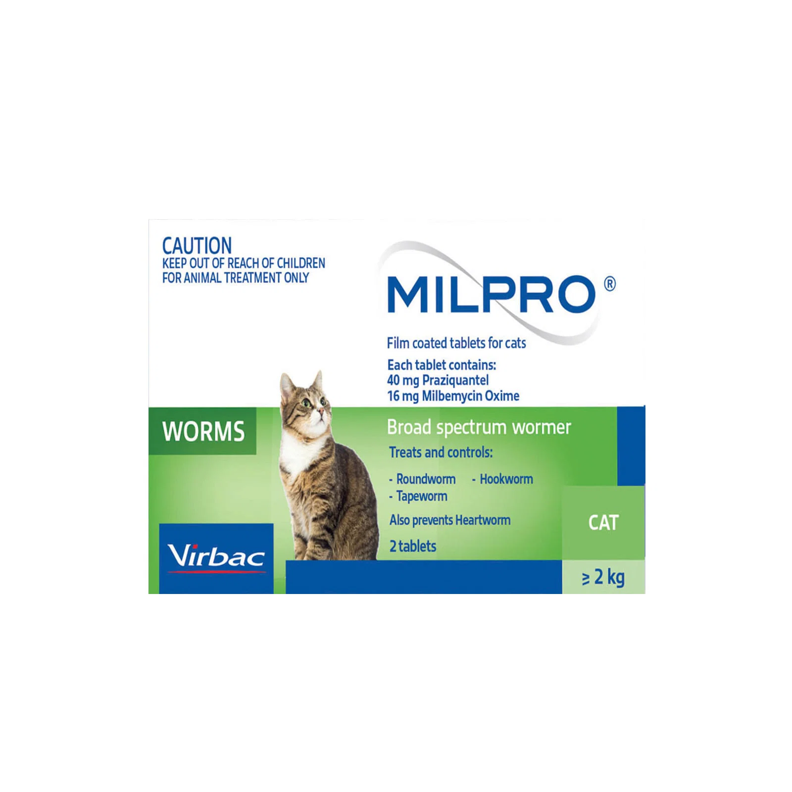 Canada Pet Care - Milpro Allwormer for Cats Over 2 kg (Over 4lbs) chez Canada Pet Care