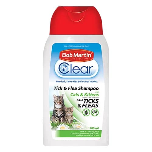 Canada Pet Care - Bob Martin Clear Ticks & Fleas Shampoo for Cats & Kittens chez Canada Pet Care