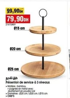 Présentoir de service à 3 niveaux chez BIM
