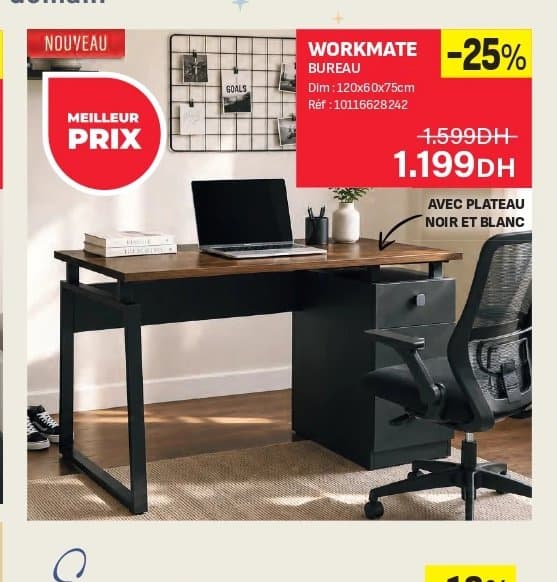 WORKMATE BUREAU chez Kitea