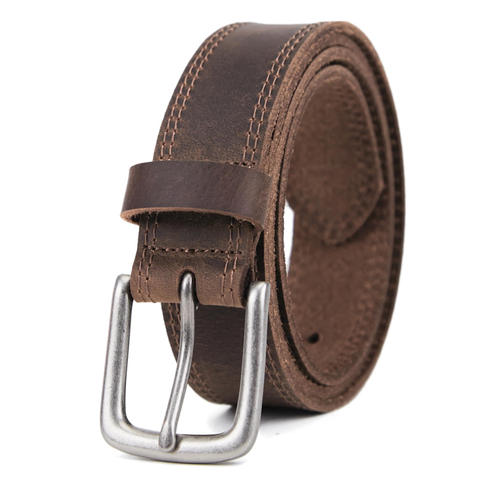 VATAN Men's Full Grain Leather Casual Every Day Jean Belt Handmade (35mm) chez Amazon Canada