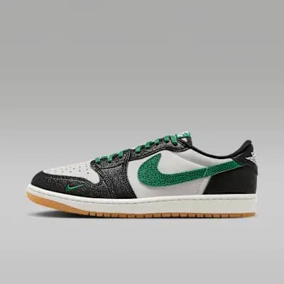 Air Jordan 1 Retro Low OG 'Phantom and Pine Green' (Men's Shoes) chez Nike