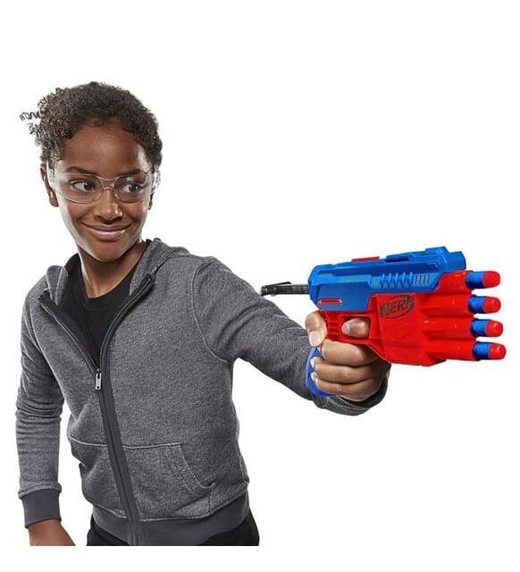 PISTOLET BLASTER NERF ALPHA STRIKE CLAW QS-4 - HASBRO chez Toys and Kids