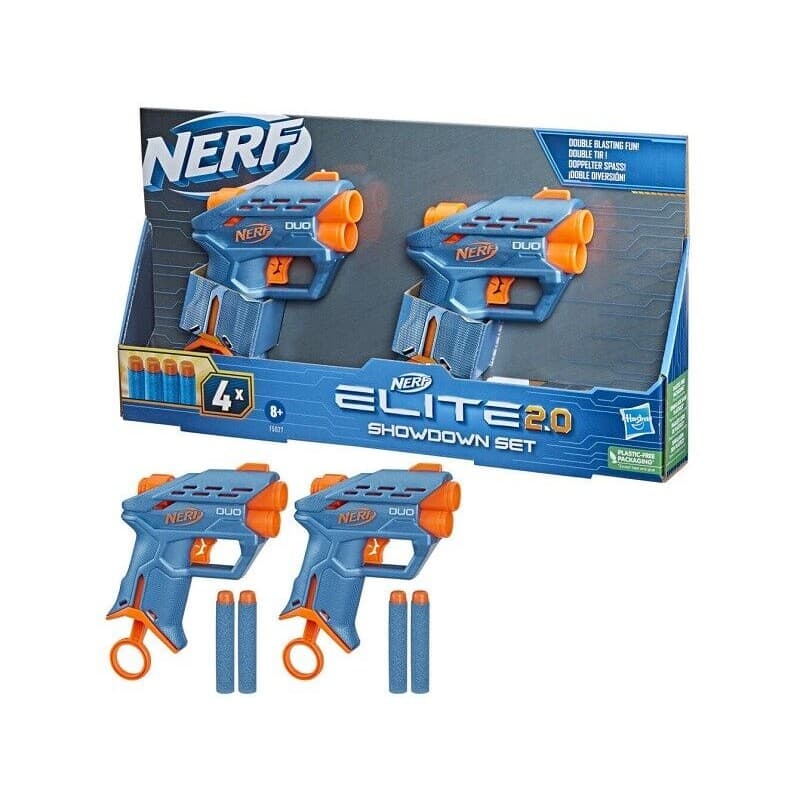 SET 2 PISTOLETS BLASTER NERF SHOWDOWN chez Toys and Kids